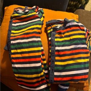 Colorful Striped Men's Underwear Set
